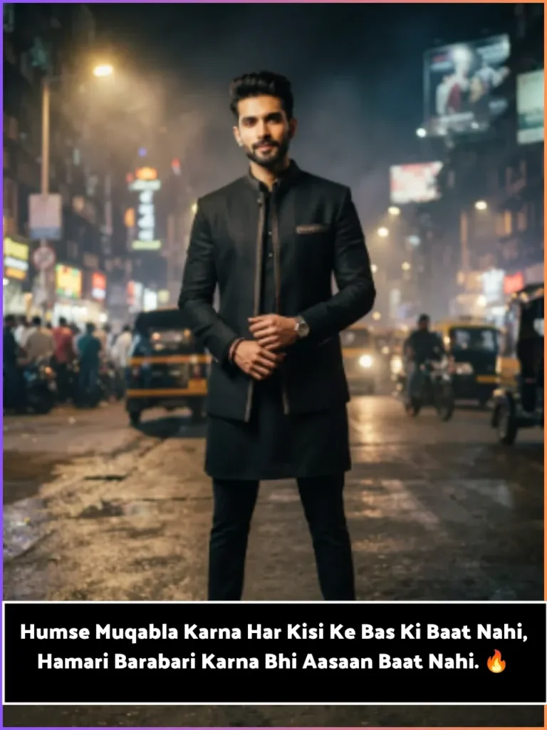 1 Line Attitude Shayari in English