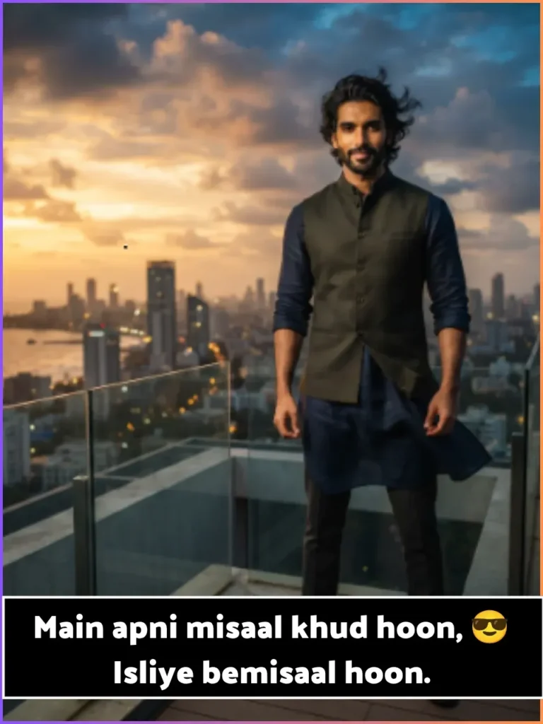 1 Line Attitude Shayari in English for Boy