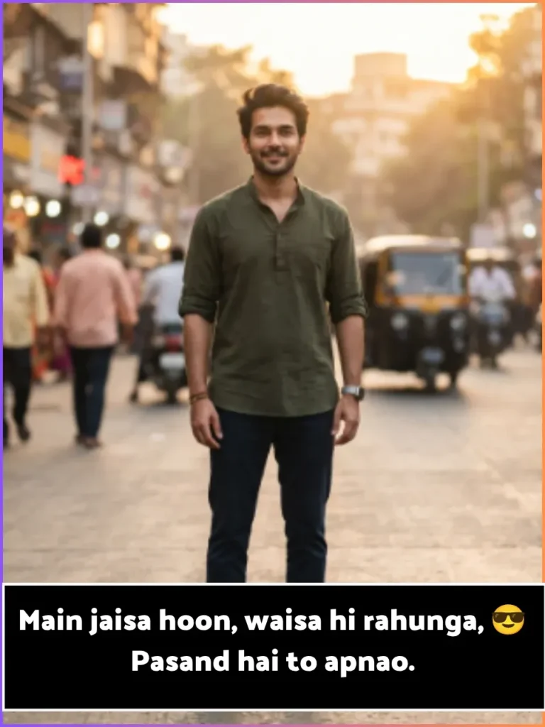 1 Line Attitude Shayari in English for Instagram