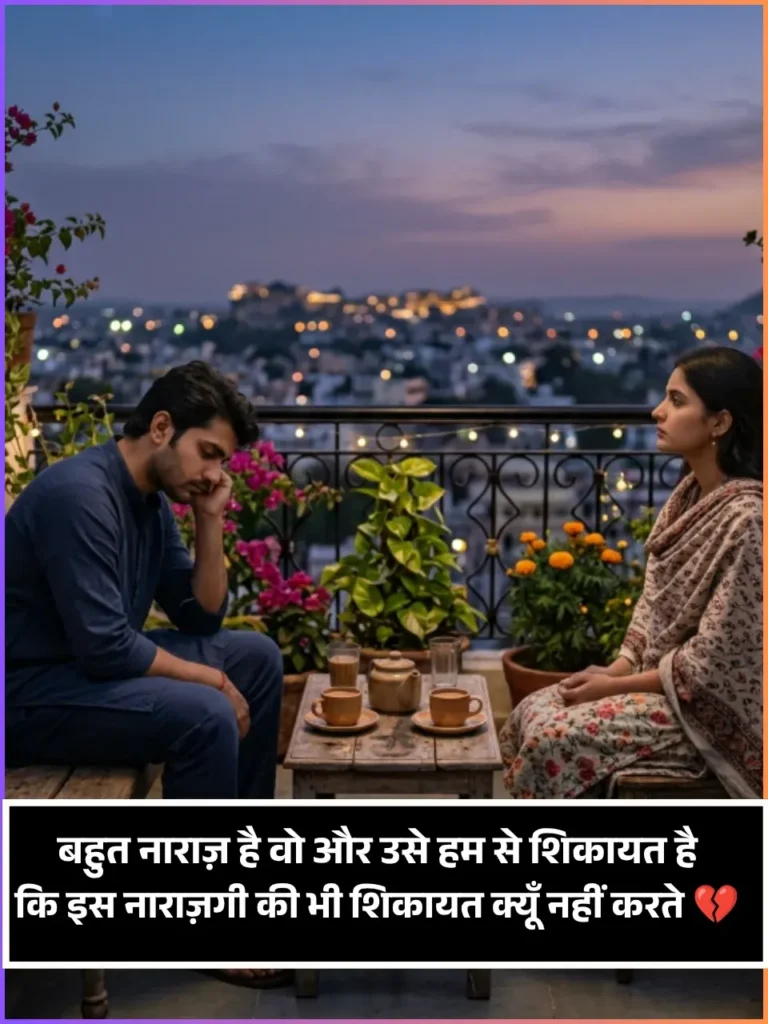 Apno Se Narazgi Shayari