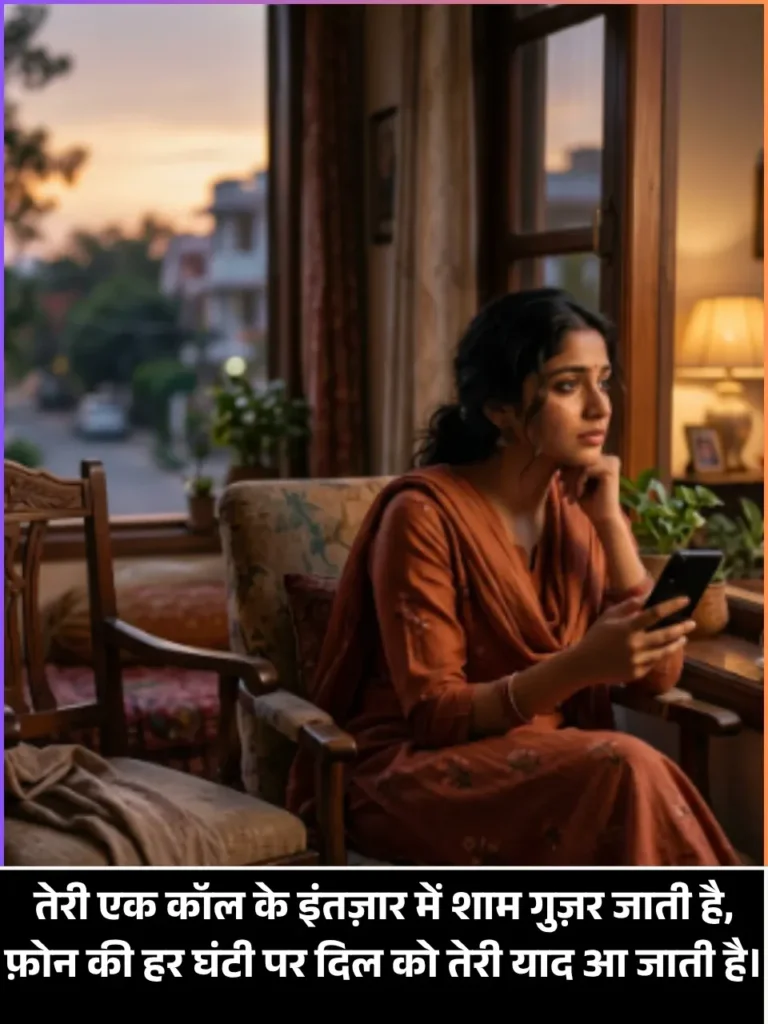 Call Ka Intezar Shayari Call Ka Intezar Shayari