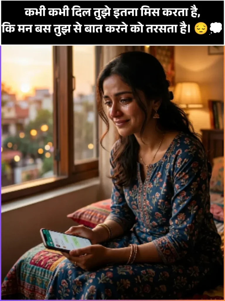 Heart Touching Miss You Shayari Hindi 2 Line