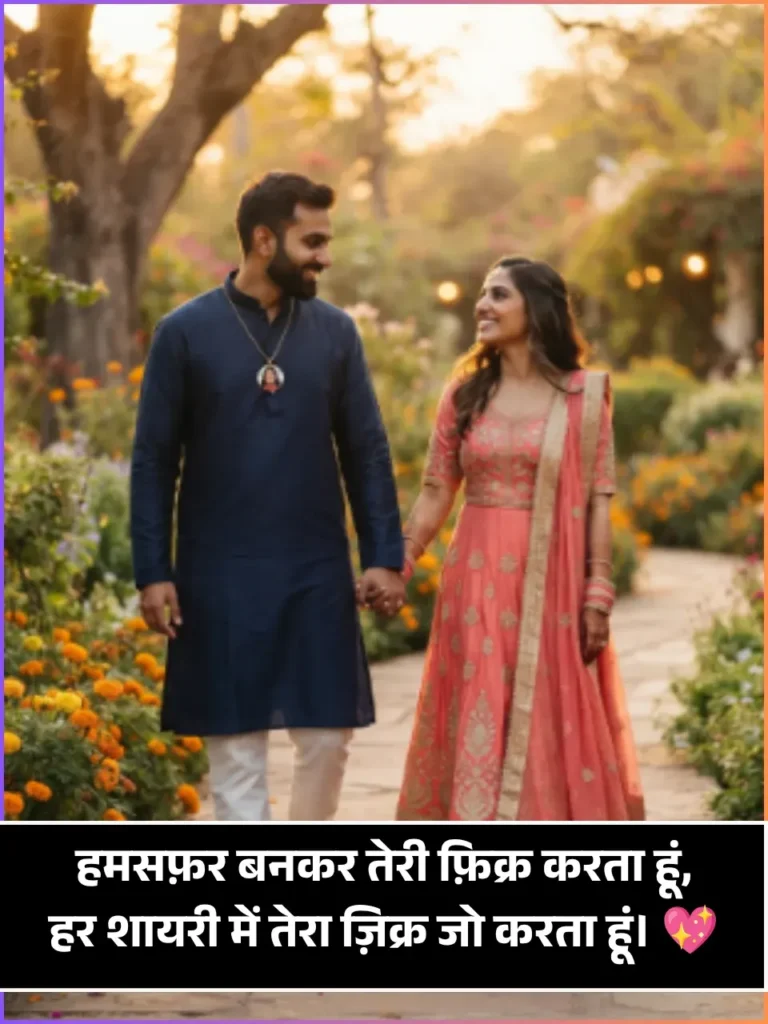 Humsafar Shayari 2 Line