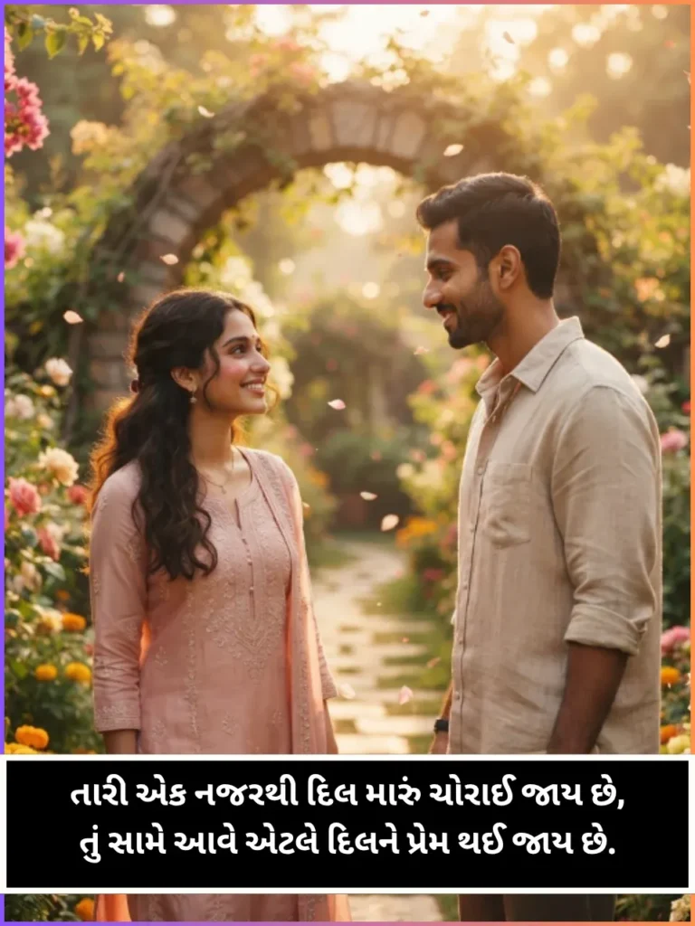 Love Shayari Gujarati 2 Line
