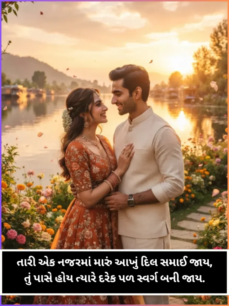 Love Shayari Gujarati Text