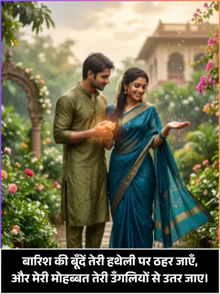 Romantic Gulzar Barish Shayari Romantic Gulzar Barish Shayari