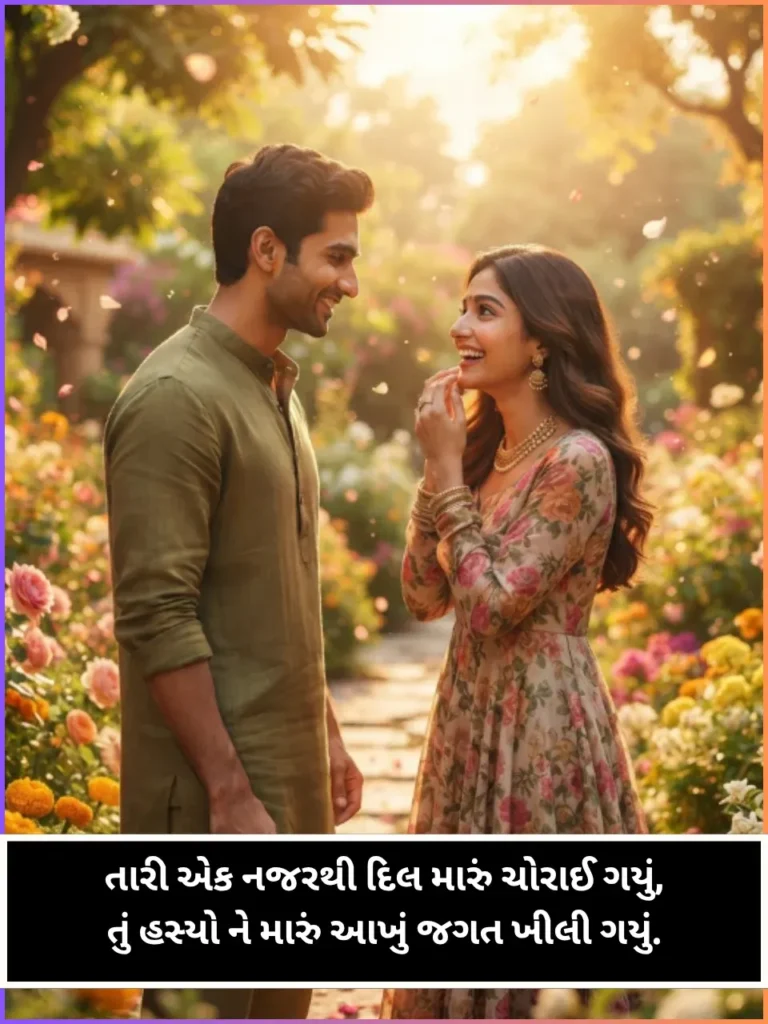 Romantic Love Shayari Gujarati