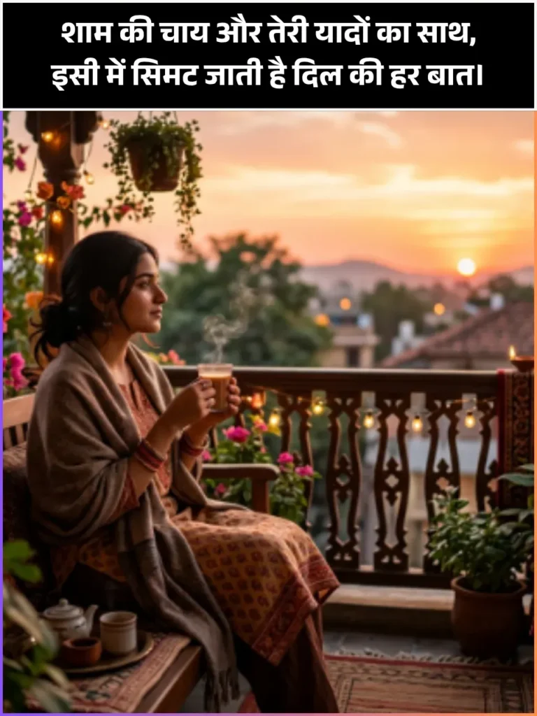 Sham Ki Chai Shayari