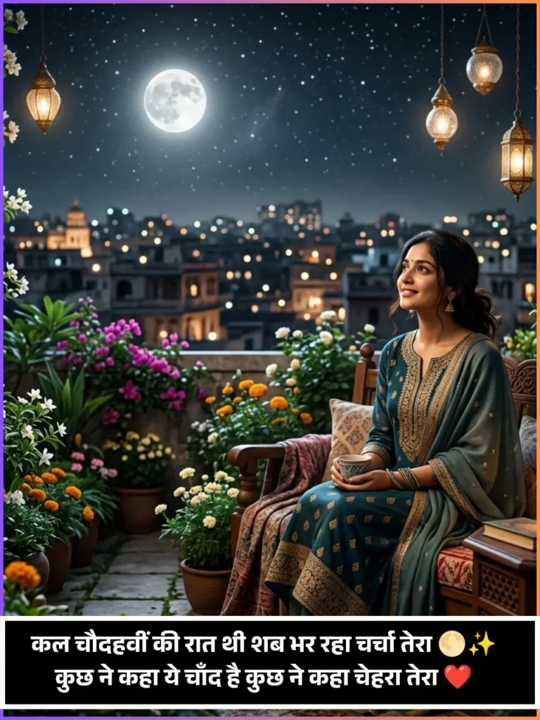 Chand Shayari in Hindi