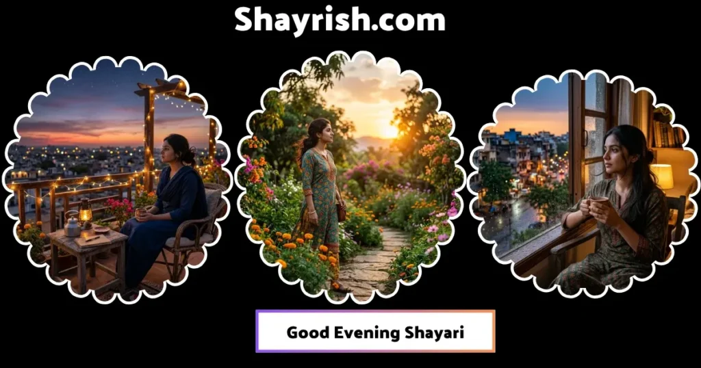 Good Evening Shayari